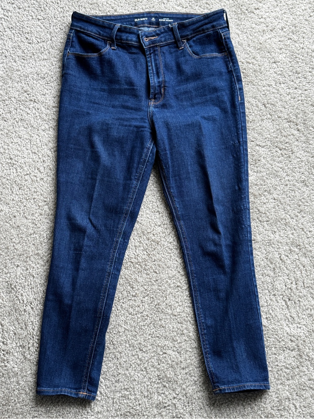 Old Navy Women's Deep Indigo Ankle Length Stretch Skinny Jeans